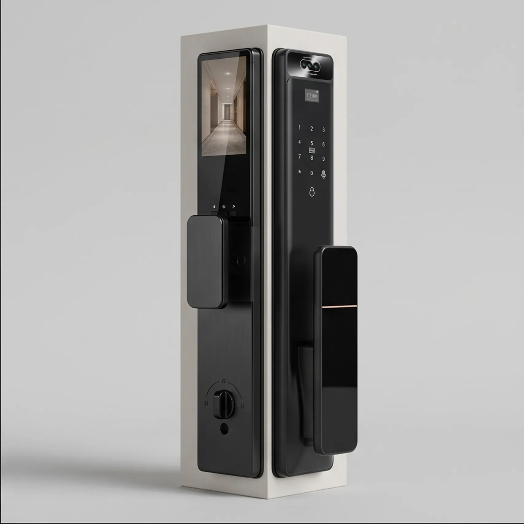 კარის ჭკვიანი საკეტი H20 3D Face & Palm Vein Smart Lock - 3